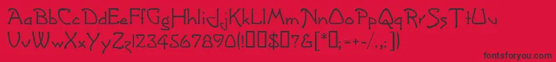 More about GreetingsMf Font GreetingsMf Font – Black Fonts on Red Background