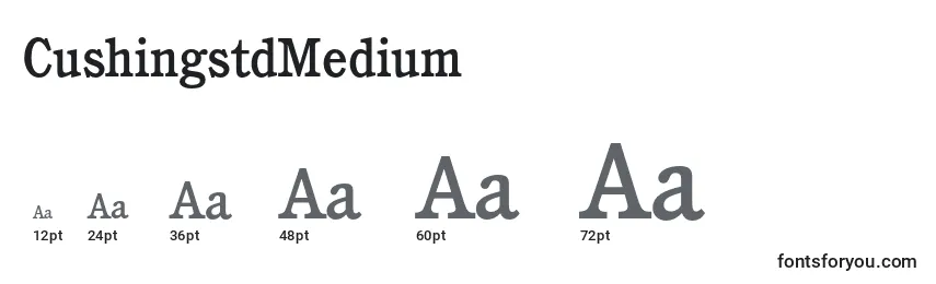 CushingstdMedium Font Sizes