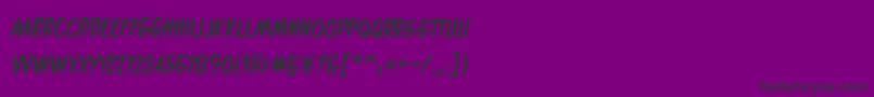 Maroonedonmarsbb Font – Black Fonts on Purple Background