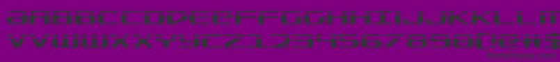 Sdf Laser Font – Black Fonts on Purple Background