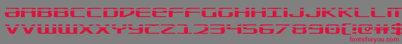 フォントSdf Laser – 赤い文字の灰色の背景