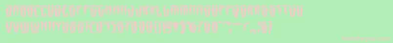 Swordtoothexpand Font – Pink Fonts on Green Background