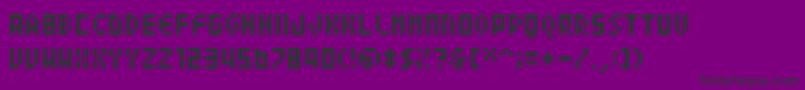 04b24 Font – Black Fonts on Purple Background