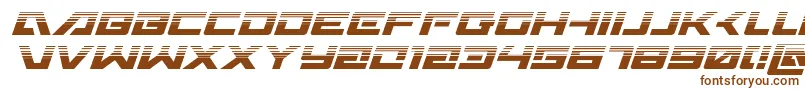 Czcionka Wildcard31halfital – brązowe czcionki