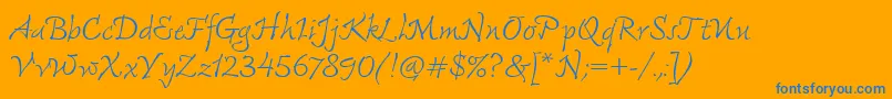 Подробнее о шрифте FreemouseItcTt Шрифт FreemouseItcTt – синие шрифты на оранжевом фоне