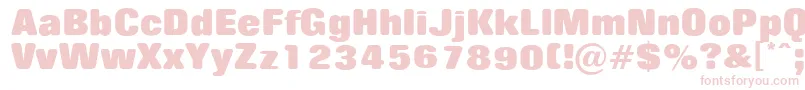 RollingNoOne-fontti – vaaleanpunaiset fontit