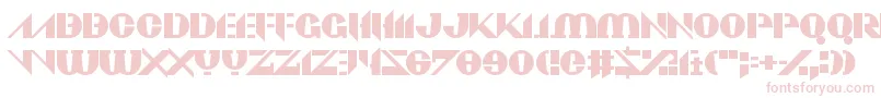 Viadukt Font – Pink Fonts on White Background