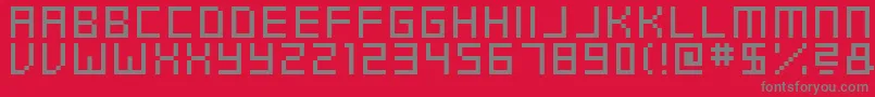 Swfit Font – Gray Fonts on Red Background