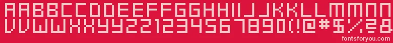 Swfit Font – Pink Fonts on Red Background