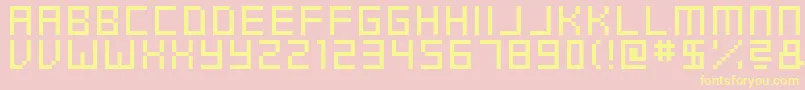 Swfit Font – Yellow Fonts on Pink Background