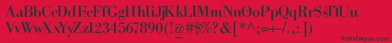 Helpusgiambattista Font – Black Fonts on Red Background