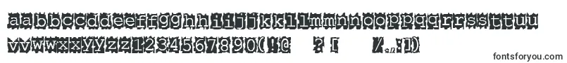 Шрифт Papercut – шрифты для превью