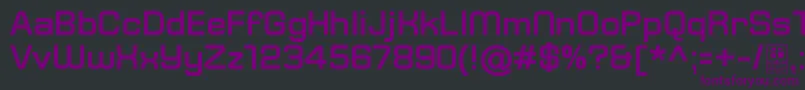 More about TypoSquareBoldDemo Font TypoSquareBoldDemo Font – Purple Fonts on Black Background