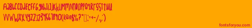Más sobre la fuente Tightscript fuente Tightscript – Fuentes Rojas Sobre Fondo Naranja