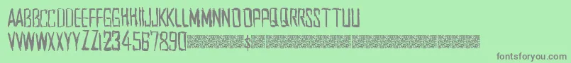 Southwest Font – Gray Fonts on Green Background