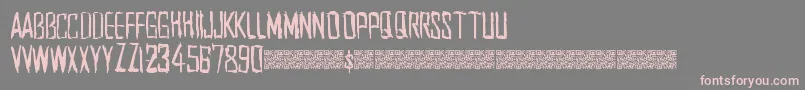 Southwest Font – Pink Fonts on Gray Background