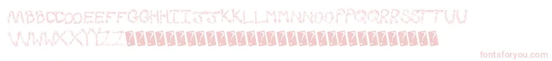 Fallgreetings Font – Pink Fonts on White Background