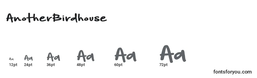 AnotherBirdhouse Font Sizes