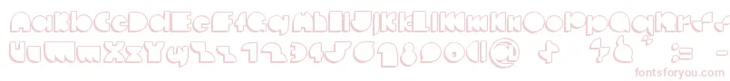 DeccodiscoCasual Font – Pink Fonts on White Background