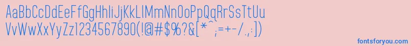 HomeplanetRegular Font – Blue Fonts on Pink Background