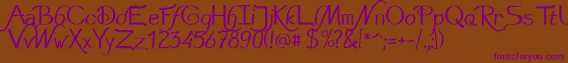 More about Rosewood Font Rosewood Font – Purple Fonts on Brown Background