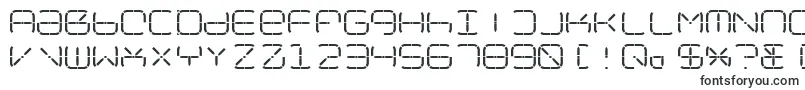 NolicenseR2014 Font – Futuristic Fonts