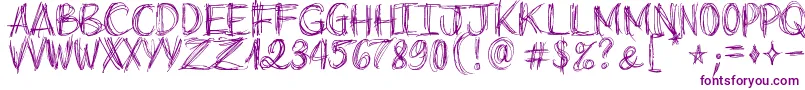 GoAroundTheBooks Font – Purple Fonts on White Background