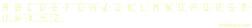 Visualbraille Font – Yellow Fonts on White Background
