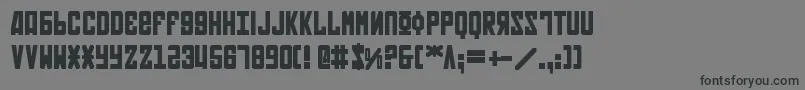 Soviet2b Font – Black Fonts on Gray Background