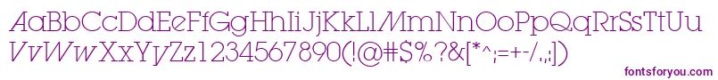 LugaextraadExtralight Font – Purple Fonts