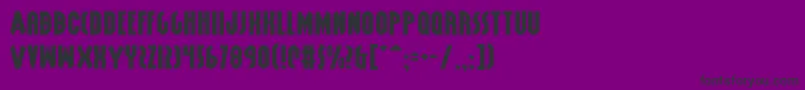 GrendelsMotherExpanded Font – Black Fonts on Purple Background