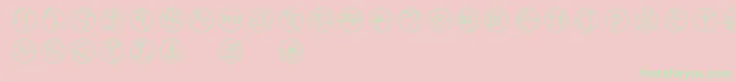 Powersofmarduk Font – Green Fonts on Pink Background