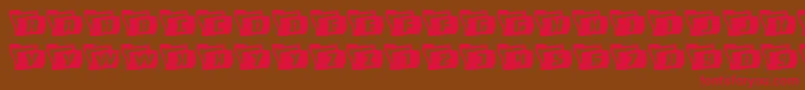 Eyesonlywavy2 Font – Red Fonts on Brown Background