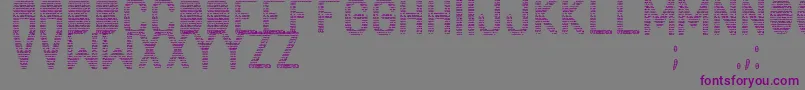 NewsPapersSt Font – Purple Fonts on Gray Background