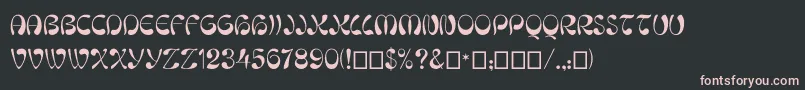 More about Niaisage Font Niaisage Font – Pink Fonts on Black Background