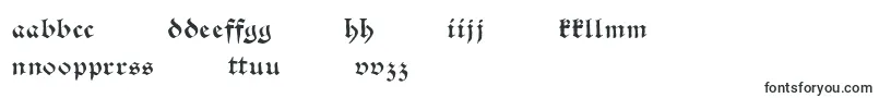 Fonte Schwabachscribbelssecond – fontes em esperanto