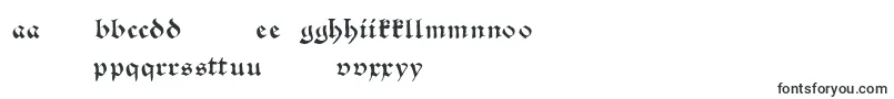 Schwabachscribbelssecond-fontti – vietnamilaiset fontit