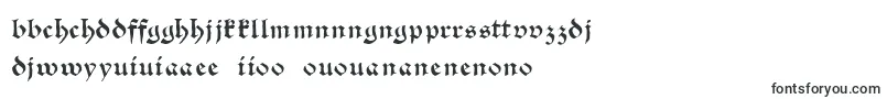Czcionka Schwabachscribbelssecond – kreolskie czcionki