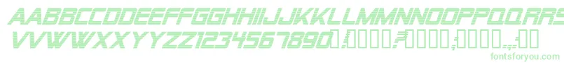 AlienEncountersBoldItalic Font – Green Fonts