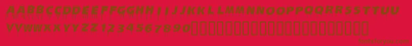 More about Icecaps Font Icecaps Font – Brown Fonts on Red Background