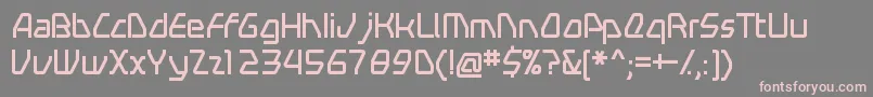 Шрифт Swerve – розовые шрифты на сером фоне