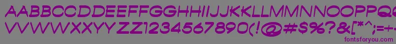Шрифт AmbamboRegular – фиолетовые шрифты на сером фоне