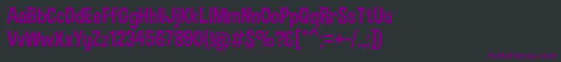 DimboRegular Font – Purple Fonts on Black Background