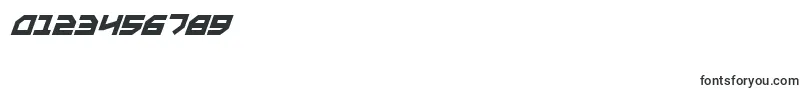 Шрифт MetalStormItalic – шрифты для цифр и чисел