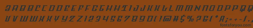 Skycabtitle Font – Black Fonts on Brown Background
