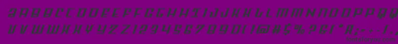 Skycabtitle Font – Black Fonts on Purple Background