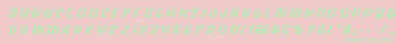 Skycabtitle Font – Green Fonts on Pink Background