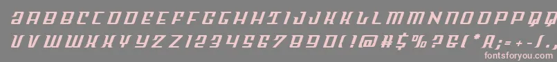 Skycabtitle Font – Pink Fonts on Gray Background