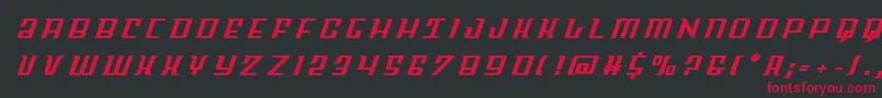 Skycabtitle Font – Red Fonts on Black Background