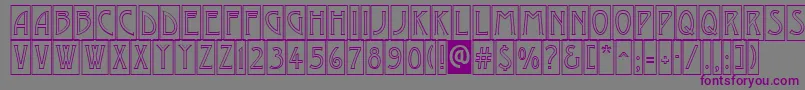 AModernocmotl Font – Purple Fonts on Gray Background